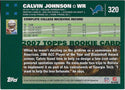 Calvin Johnson 2007 Topps Rookie Card