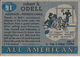 Bob Odell 1955 All American Card
