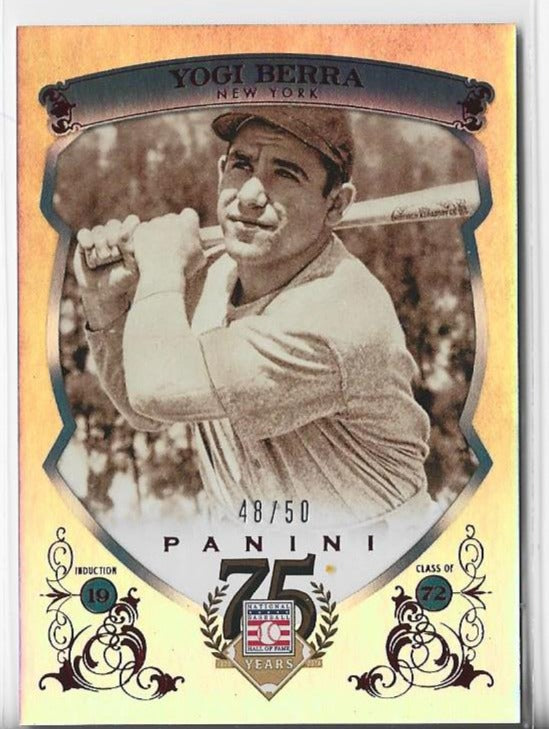 Yogi Berra 2014 Panini Hall Of Fame #41 (48/50) Card