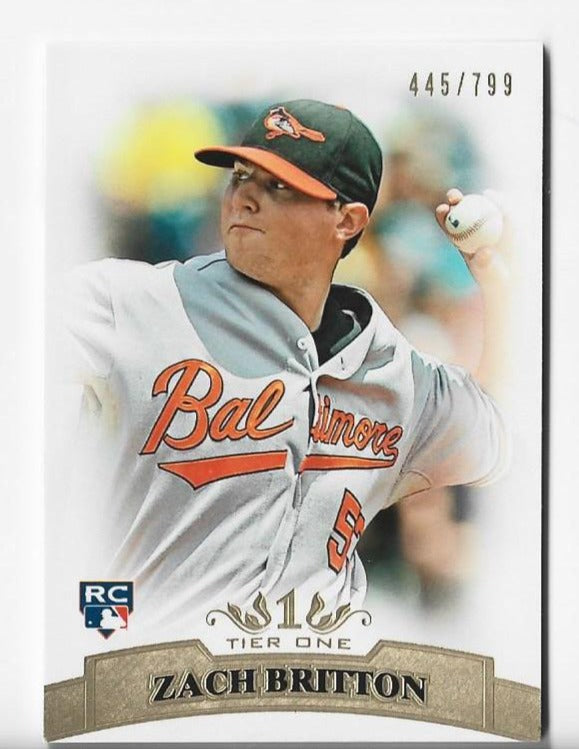 Zach Britton 2011 Topps #53 (445/799) Rookie Card