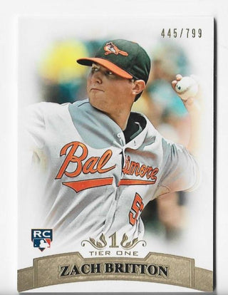 Zach Britton 2011 Topps #53 (445/799) Rookie Card