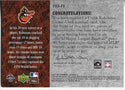 Frank Robinson 2007 Upper Deck Game Used Jersey Card #PR3-FR