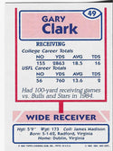 Gary Clark 1985 Topps Card #49