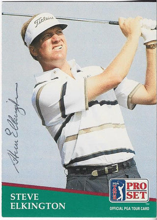 Steve Elkington 1991 PGA Tour Autographed Card #148