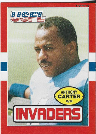 Anthony Carter 1985 Topps Card #92