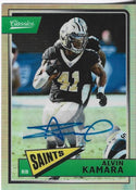 Alvin Kamara 2018 Panini Classics Silver #63 Autographed Card 2/50