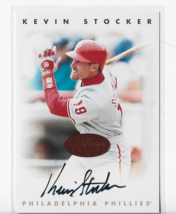 Kevin Stocker 1996 Donruss Autograph Card