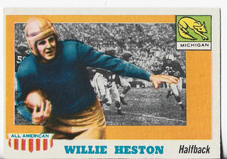Willie Heston 1955 All American Card