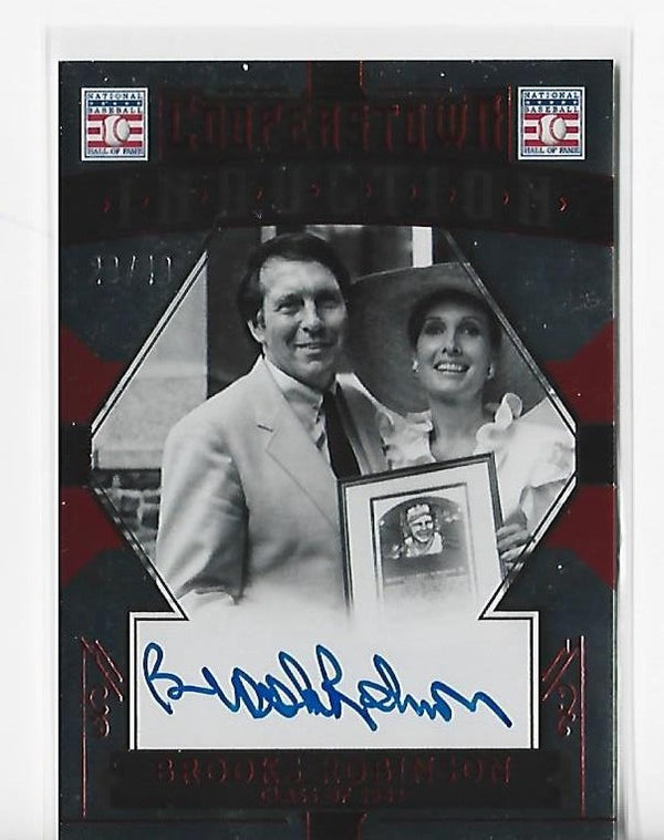 Brooks Robinson 2015 Panini Cooperstown Induction #7 (20/49) Autograph Card