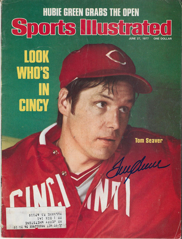 Tom Seaver 1977 Autographed Sports Illustrated Magazine