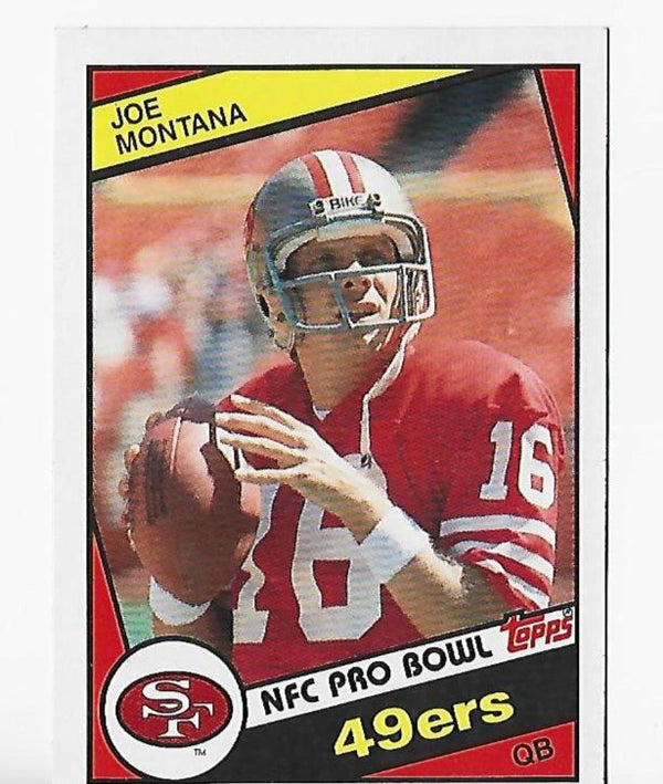 Joe Montana 1984 Topps #358 Card