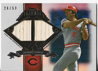 Johnny Bench 2013 Topps Tribute Relic Card #FB-JBE
