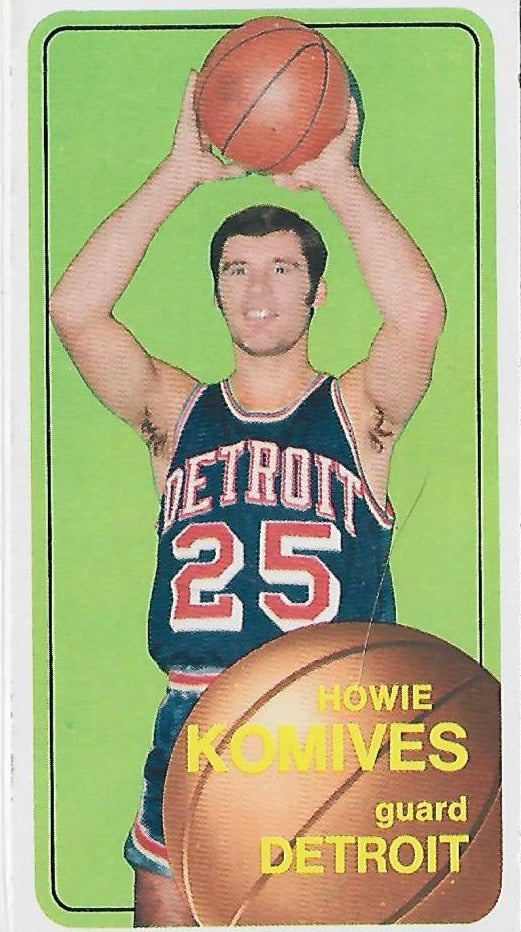 Howard Komives 19701971 Topps 42 Near Mint Card Hollywood Collectibles