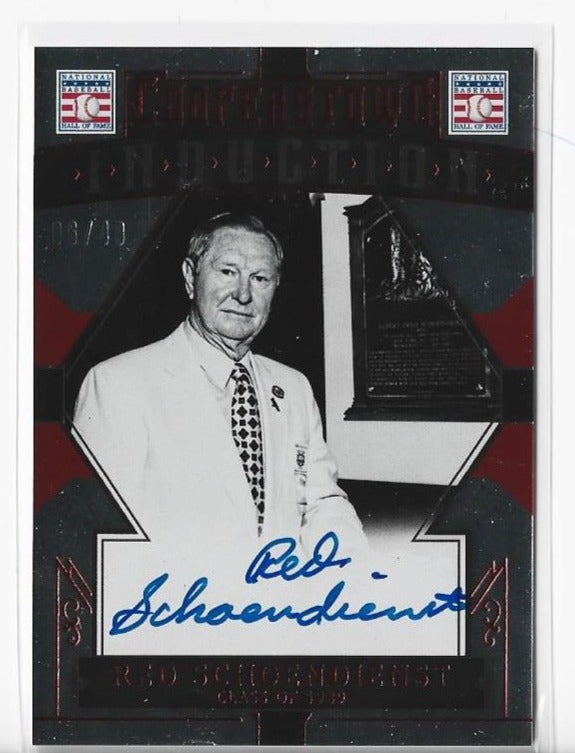 Red Schoendienst 2015 Panini Cooperstown Induction #37 Card
