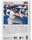 Andruw Jones 1997 Donruss Studio #149 Silver Press Proof Card