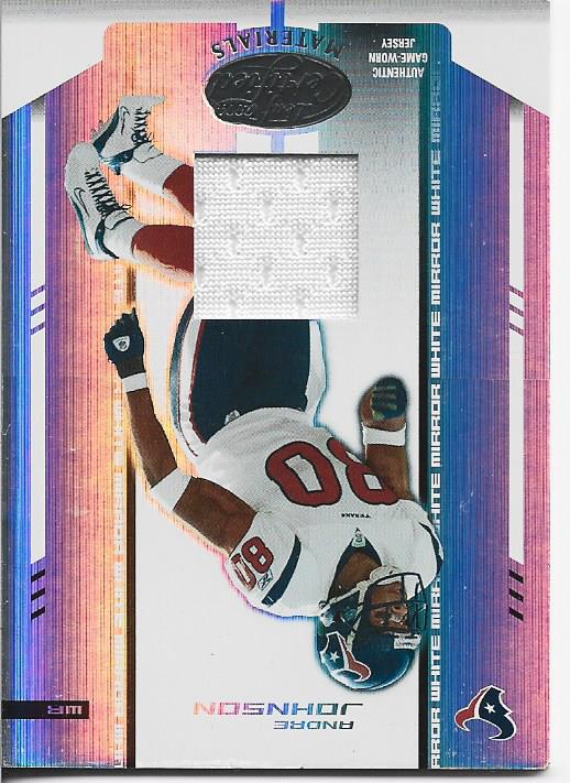 Andre Johnson 2004 Donruss Playoff Game Worn Jersey Card 232/250