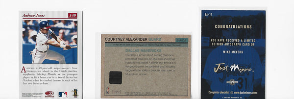 Mike Meyers 2000 Just Memorabilia #BA-17 Autographed Card