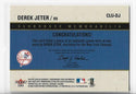 Derek Jeter 2004 Fleer Platinum #CLU-DJ Authentic Game Worn Jersey Card