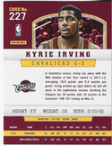 Kyrie Irving 2012 Panini Basketball Rookie Card #227