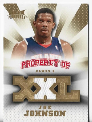 Joe Johnson 2008-2009 Hot Prospects (043/199) Game-Used Basketball Memorabilia Card