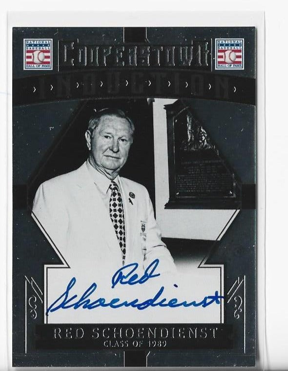 Red Schoendienst 2015 Panini Cooperstown Induction #37 Card