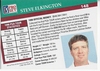 Steve Elkington 1991 PGA Tour Autographed Card #148