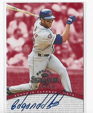 Edgar Alfonzo 1997 Donruss Signature Series Card