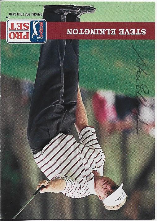 Steve Elkington 1992 PGA Tour Autographed Card #31