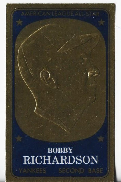 Bobby Richardson 1965 Topps Embossed #65 Card