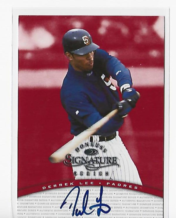 Derrek Lee 1997 Donruss Signature Series Autograph Card