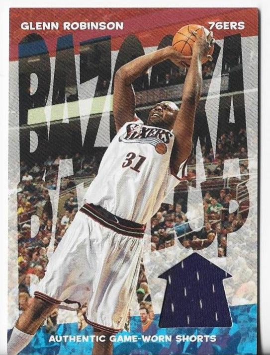 Glenn Robinson 2006 Topps Bazooka Back Up #BU-GR Game-Worn Shorts Card