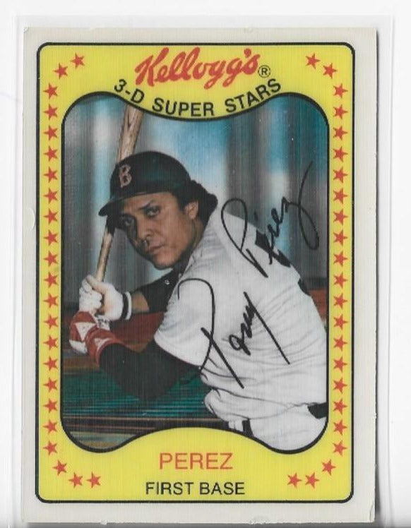 Tony Perez 1981 Kellogg's Card