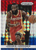 James Harden 2013 Panini Prizm Red, White, and Blue Card #92