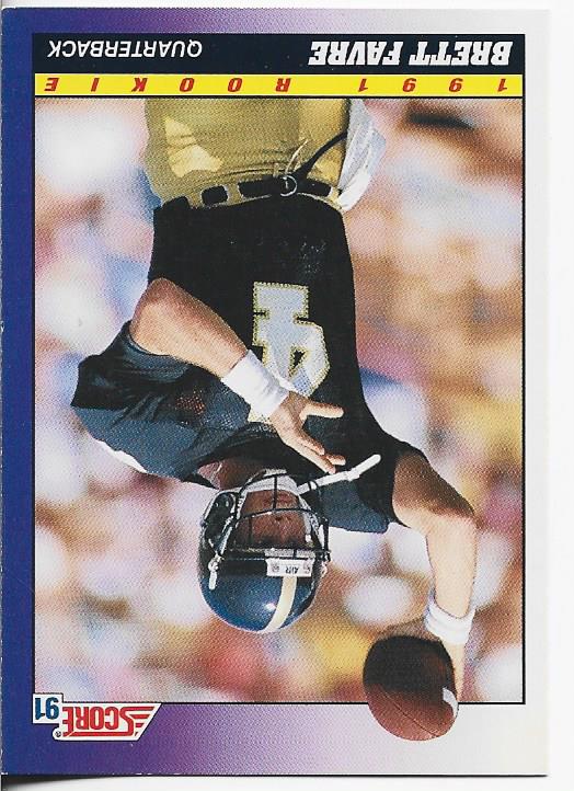 Brett Favre 1991 Score Rookie Card