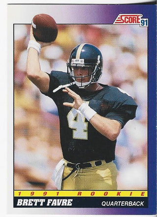 Brett Favre 1991 Score Rookie Card