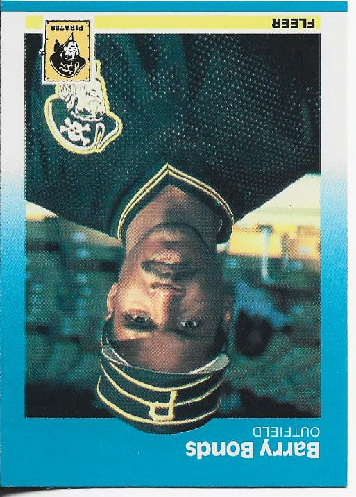 Barry Bonds 1987 Fleer Card #604