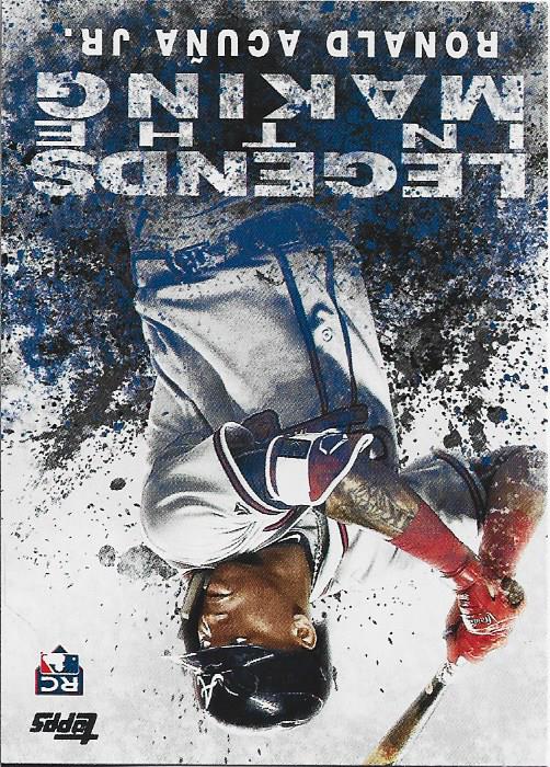 Ronald Acuna 2018 Topps Legends In The Making Rookie Card #LITM-1