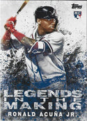 Ronald Acuna 2018 Topps Legends In The Making Rookie Card #LITM-1