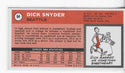Dick Snyder 1970-71 Topps #64 Near Mint Card