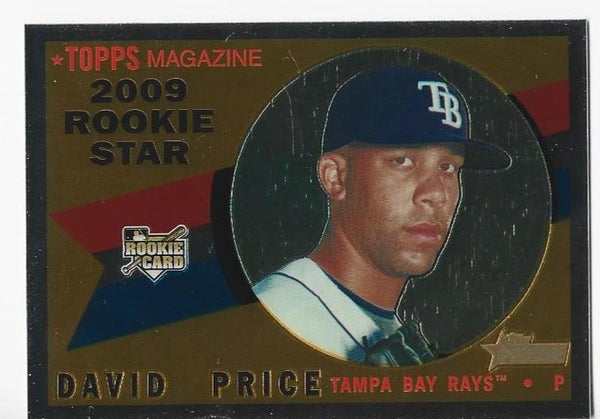 David Price 2009 Topps Heritage #C12 Rookie Card