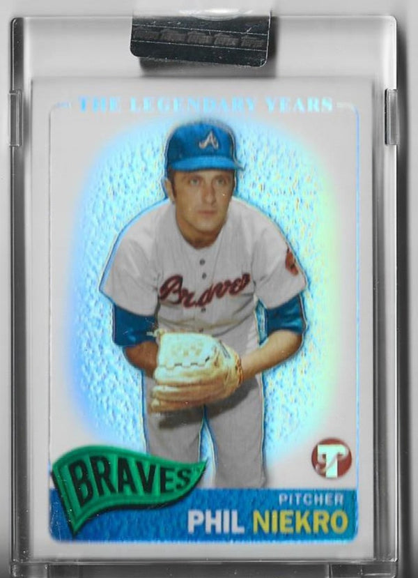 Phil Niekro 2005 Topps Pristine Legends #60 Card