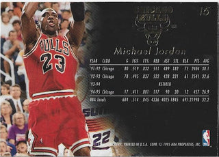 Michael Jordan 1995 Fleer Card #15