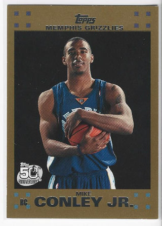 Mike Conley 2007 Topps Rookie Card 1637/2007
