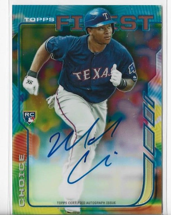 Michael Choice 2014 Topps Finest #RA-MC Autograph Card