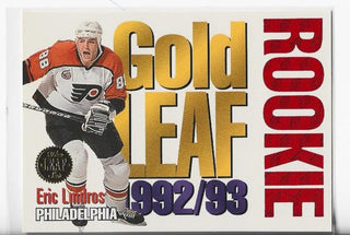 Eric Lindros 1992-93 Leaf (3 Of 15) Rookie Card