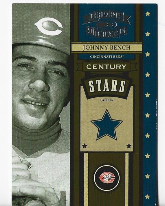 Johnny Bench 2004 Donruss Century Stars #CS-25 (0269/1500) Card