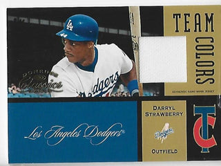 Signed Darryl Strawberry Los Angeles Dodgers Baseball Autograph