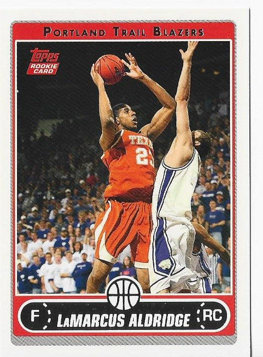 LaMarcus Aldridge 2006 Topps #241 Rookie Card