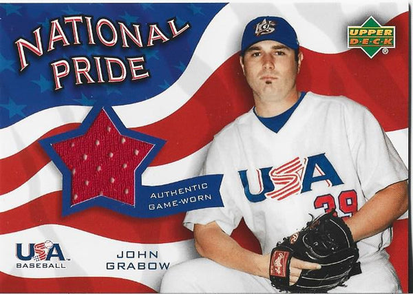 John Grabow 2004 Upper Deck Game Used Jersey Card