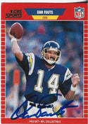 Dan Fouts 1989 NFL Pro Set Autographed Card (JSA)